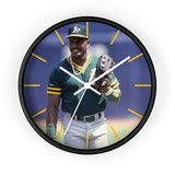 Vintage Baseball Legend Sierra Wall Clock