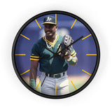 Vintage Baseball Legend Sierra Wall Clock