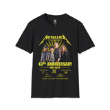 Metallica 43 Aniversary Unisex T-Shirt