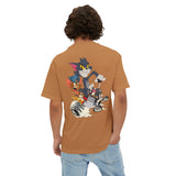TOM AND JERRY RACING OVERSIZED TEE