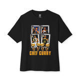 Chef Curry Four Champs Oversized Tee