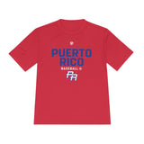 Puerto Rico Baseball Blue  Dri- Tee