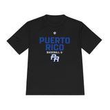 Puerto Rico Baseball Blue  Dri- Tee
