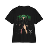 Terror Graphic Tee — Anime Psychic Girl Dark Aesthetic Shirt