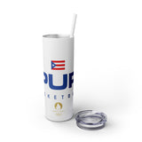 PUR Basketball Paris 2024 Skinny Tumbler with Straw, 20oz
