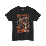 Mutant Ninja Turtle Arcade Graphic Tee — 'Miguel Angel' Retro Cyber Skate Design