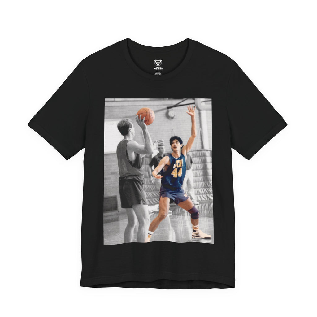 Jose Piculin Ortiz with Utah Jazz Tee