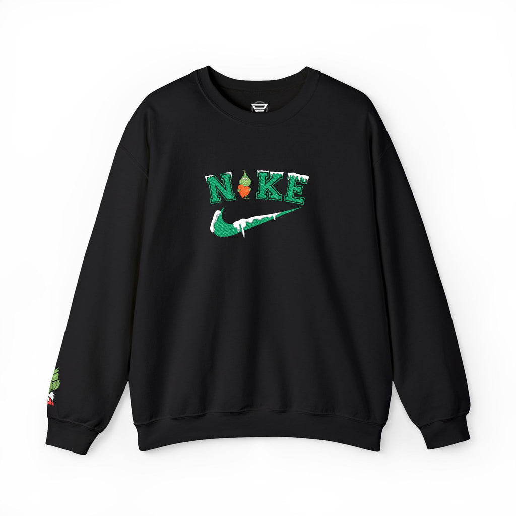 Holiday Floral Nike-Inspired Crewneck Sweatshirt