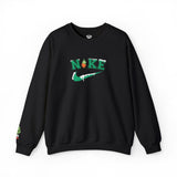 Holiday Floral Nike-Inspired Crewneck Sweatshirt