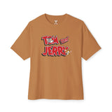 TOM AND JERRY RACING OVERSIZED TEE