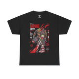 Mutant Ninja Turtle Arcade Graphic Tee — 'Rafael' Retro Cyber Skate Design