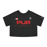PUR Basketball Paris 2024 Champion Women's Cropped T-Shirt