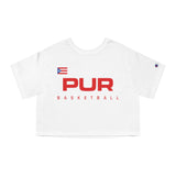 PUR Basketball Paris 2024 Champion Women's Cropped T-Shirt