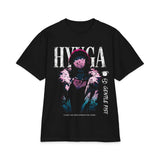 HYVGA Graphic Tee — Vaporwave Anime Girl Streetwear