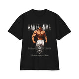 Baki Hanma Muscular Anime Graphic Tee — "The Absolute Strength of a Titan"