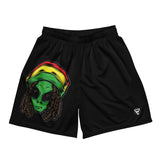 Alien Rasta Unisex mesh shorts