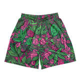 Colorful marijuana Unisex mesh shorts