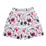 Grunge graffiti art Unisex mesh shorts