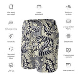 Monochromatic Pop Art Unisex mesh shorts