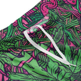 Colorful marijuana Unisex mesh shorts