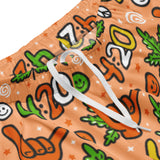 420 smile Unisex mesh shorts