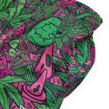 Colorful marijuana Unisex mesh shorts