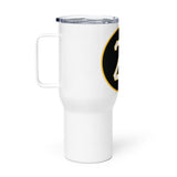 21 Travel mug with a handle