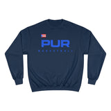PUR Basketball blue Champion Sweatshirt