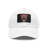 Chiefs Helmet Dad Hat with Leather Patch