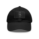 Black Panther Dad Hat with Leather Patch