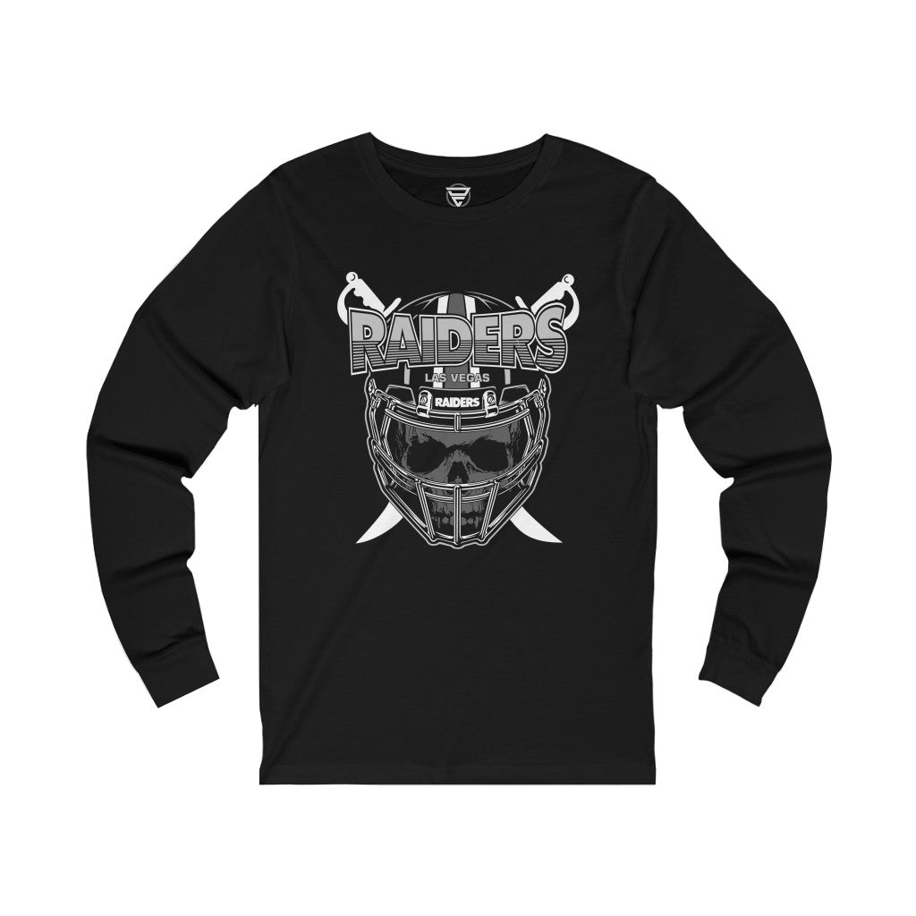 Raiders Helmet NFL Long Sleeve Tee