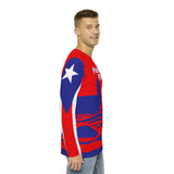 Puerto Rico WBC Men's Long Sleeve Microfiber Shirt