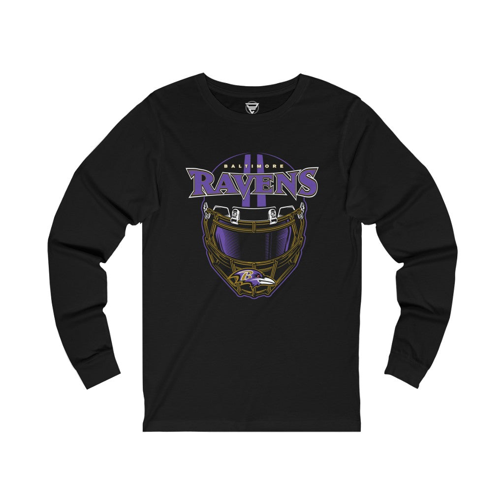 Ravens Helmet NFL Long Sleeve Tee