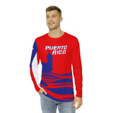 Puerto Rico WBC Men's Long Sleeve Microfiber Shirt