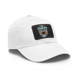 Dolphins Helmet Dad Hat with Leather Patch