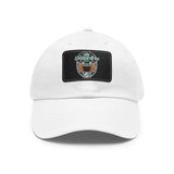 Dolphins Helmet Dad Hat with Leather Patch