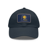 Pacers Dad Hat with Leather Patch