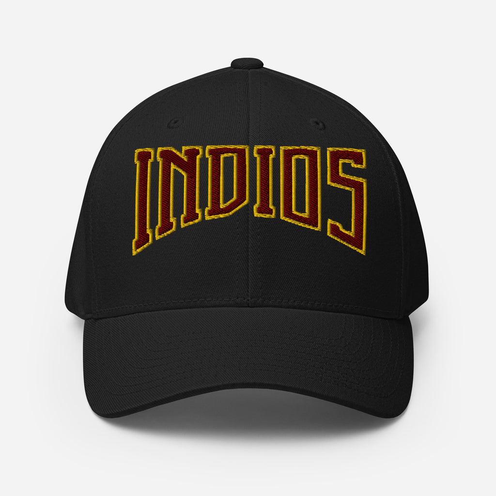 Indios Closed Embroidery Structured Twill Cap