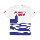 PR WBC 2023 White Men's Dri-Tee