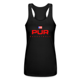 PUR Basketball Women’s Dri-Fit Racerback Tank Top - black